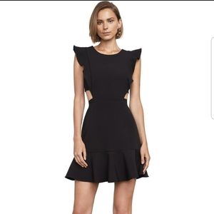 BCBG MaxAzria Nicole Cutout A-Line Black Dress